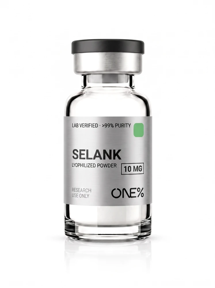 Selank research vial